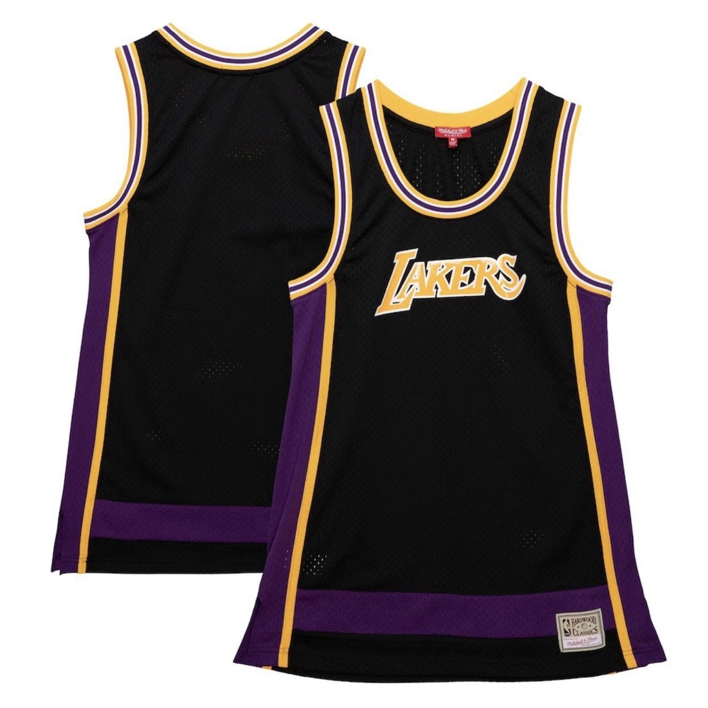 Mitchell & Ness Women's Los Angeles Lakers Oversized Mesh Tank Small NWT NBA